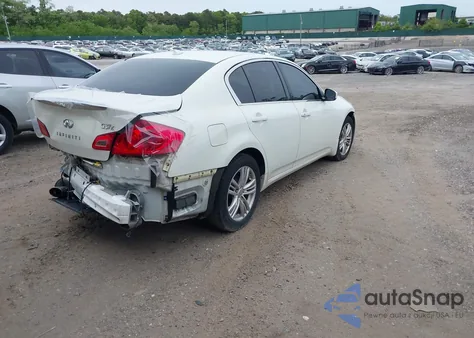 2013 Infiniti G37X z USA, uszkodzony, nr VIN JN1CV6AR5DM355536